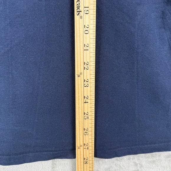 VTG Gildan FDNY Marine 1 Never Forget 9-11-01 Navy Blue Graphic T-Shirt Mens XL - Picture 5 of 7